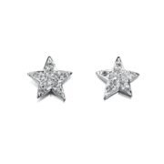 CLEAR Star Stud EARRING