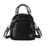Ms sequins fashionable backpack