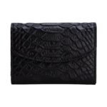 Crocodile grain senior mini brief paragraph change purse