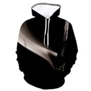 Men's Pullover Hoodie Sweatshirt Graphic Hooded Daily Casual Basic Hoodies Sweatshirts Long Sleeve Black